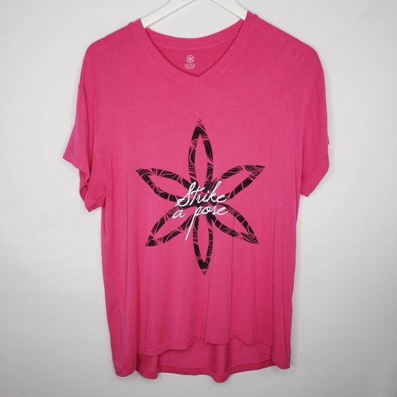 GAIAM Tops - Gaiam Hot Pink Yoga Athletic High-Low Tee Shirt GAIAM Tops - Gaiam Hot Pink Yoga Athletic High-Low Tee Shirt